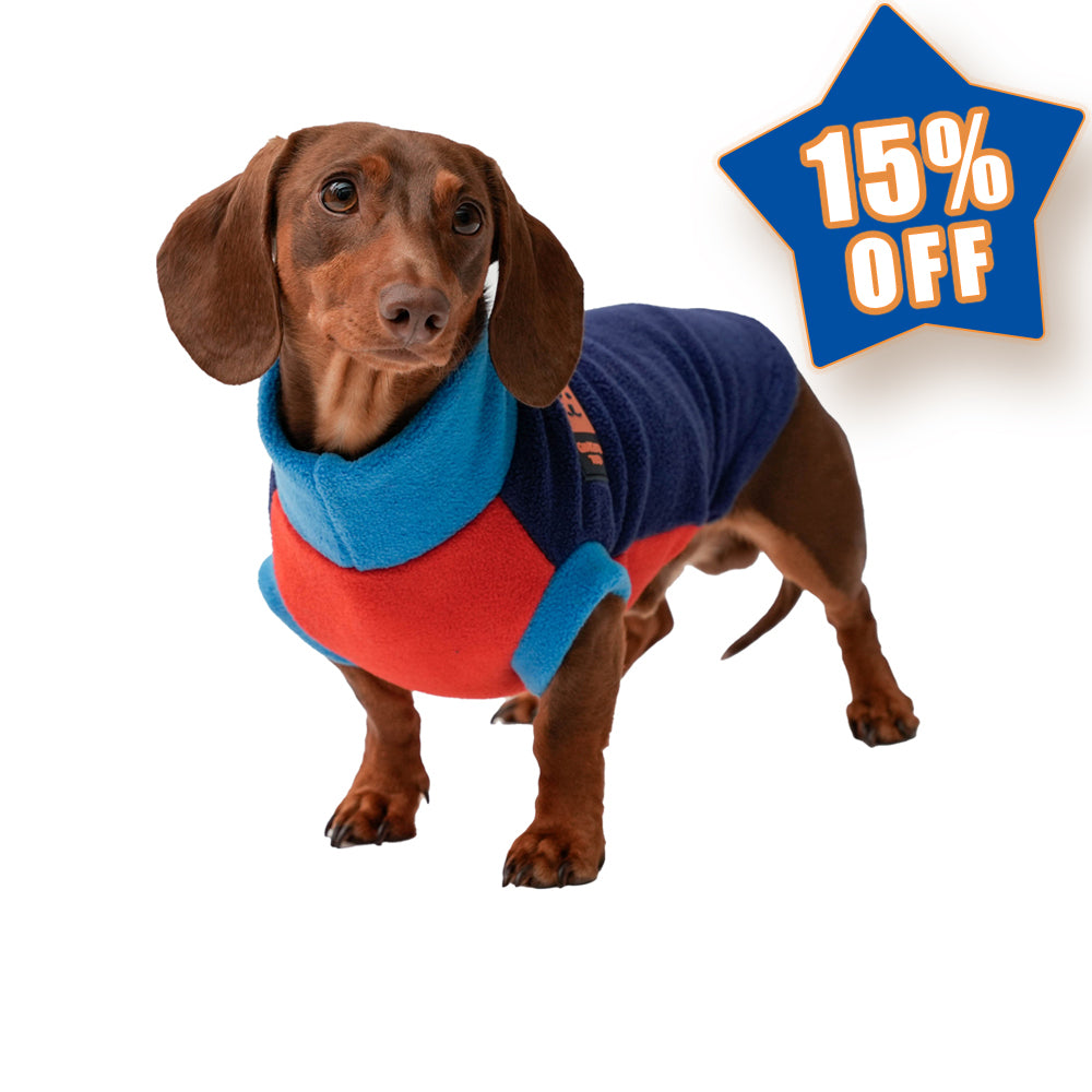 Cosy Fleece Dachshund Multi-Coloured Jumper (Limited Edition)