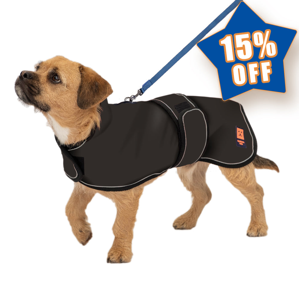 Waterproof Shower Dachshund Harness Dog Coat with Warm Lining