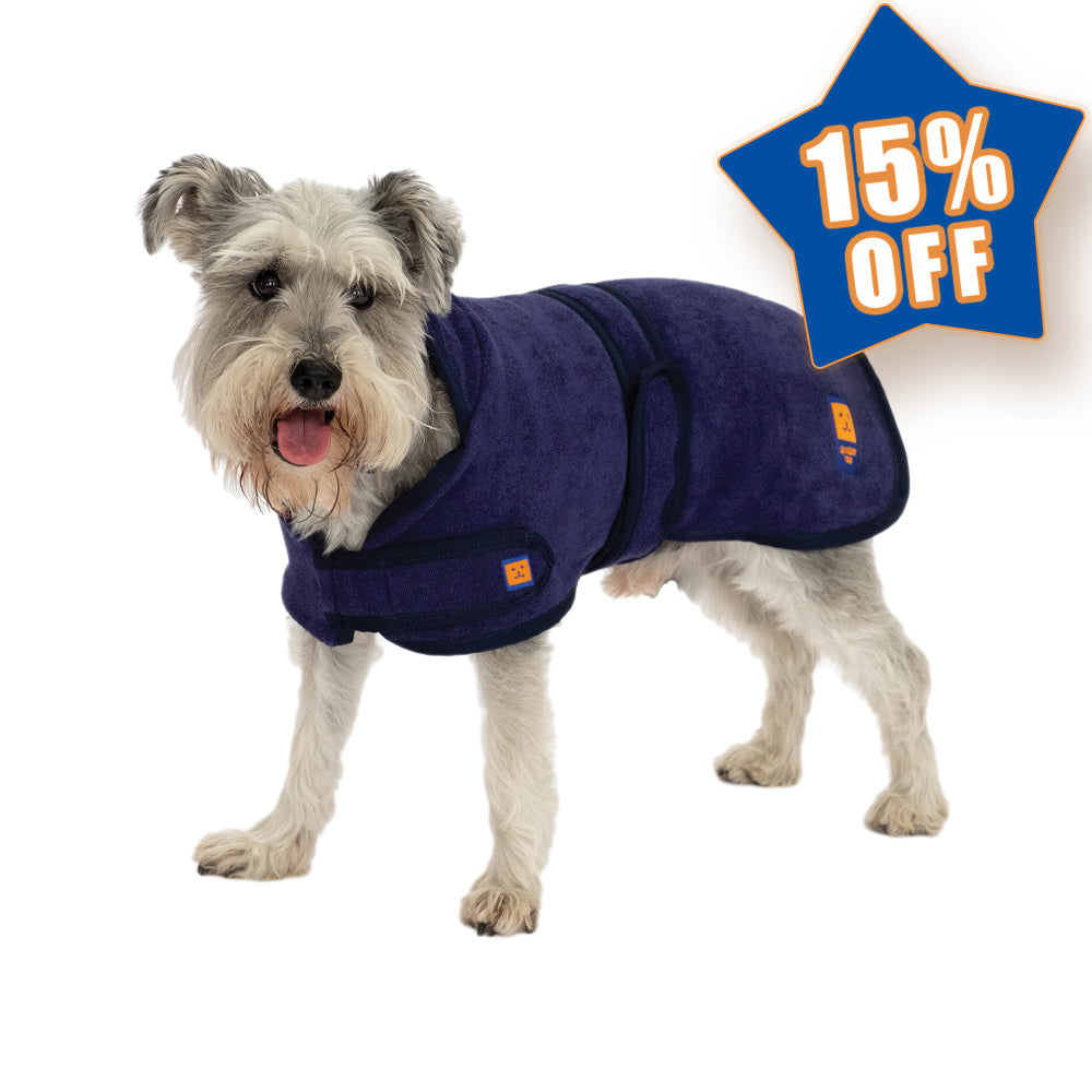 Bamboo Drying Dog Coat with FREE Paw & Face Towel