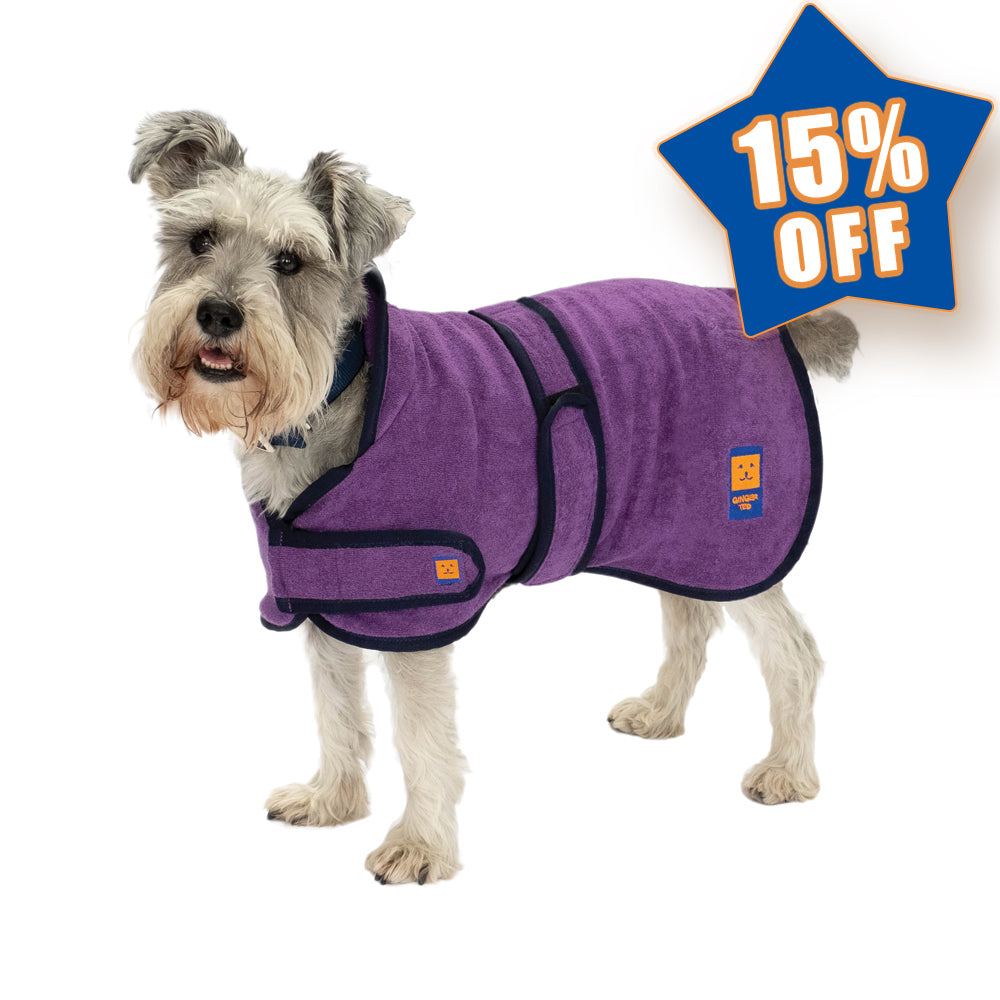 Bamboo Drying Dog Coat with FREE Paw & Face Towel