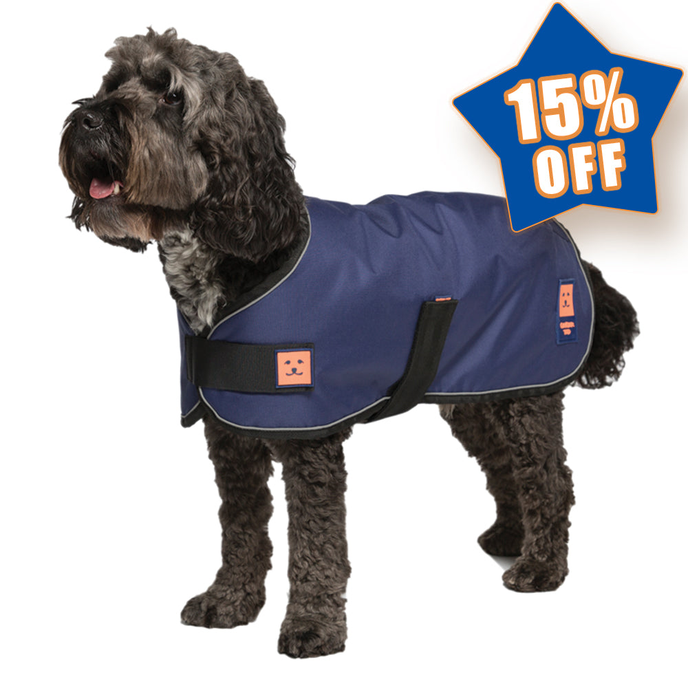 Waterproof Shower Dog Coat with Warm Lining