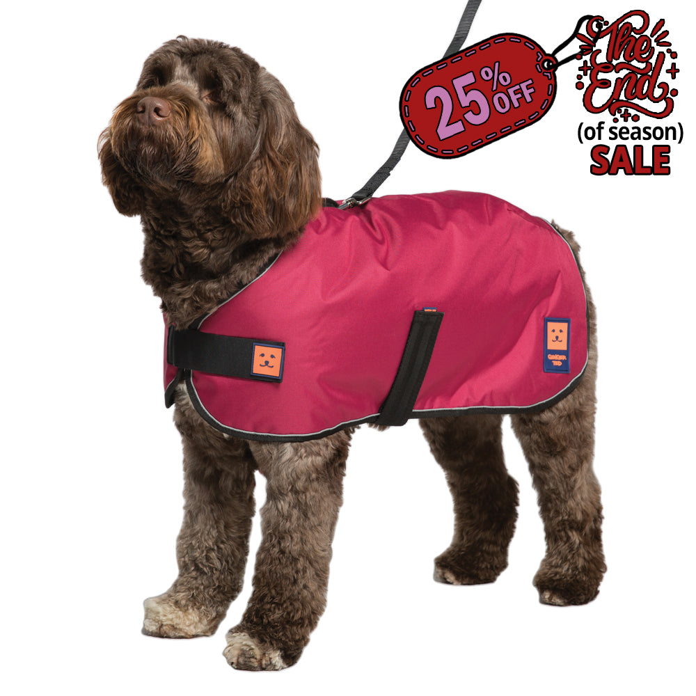 Waterproof Shower Harness Dog Coat with Warm Lining