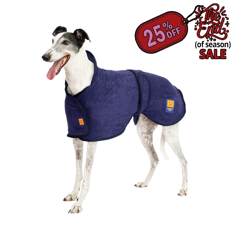 Bamboo Drying Greyhound Coat with FREE Paw & Face Towel