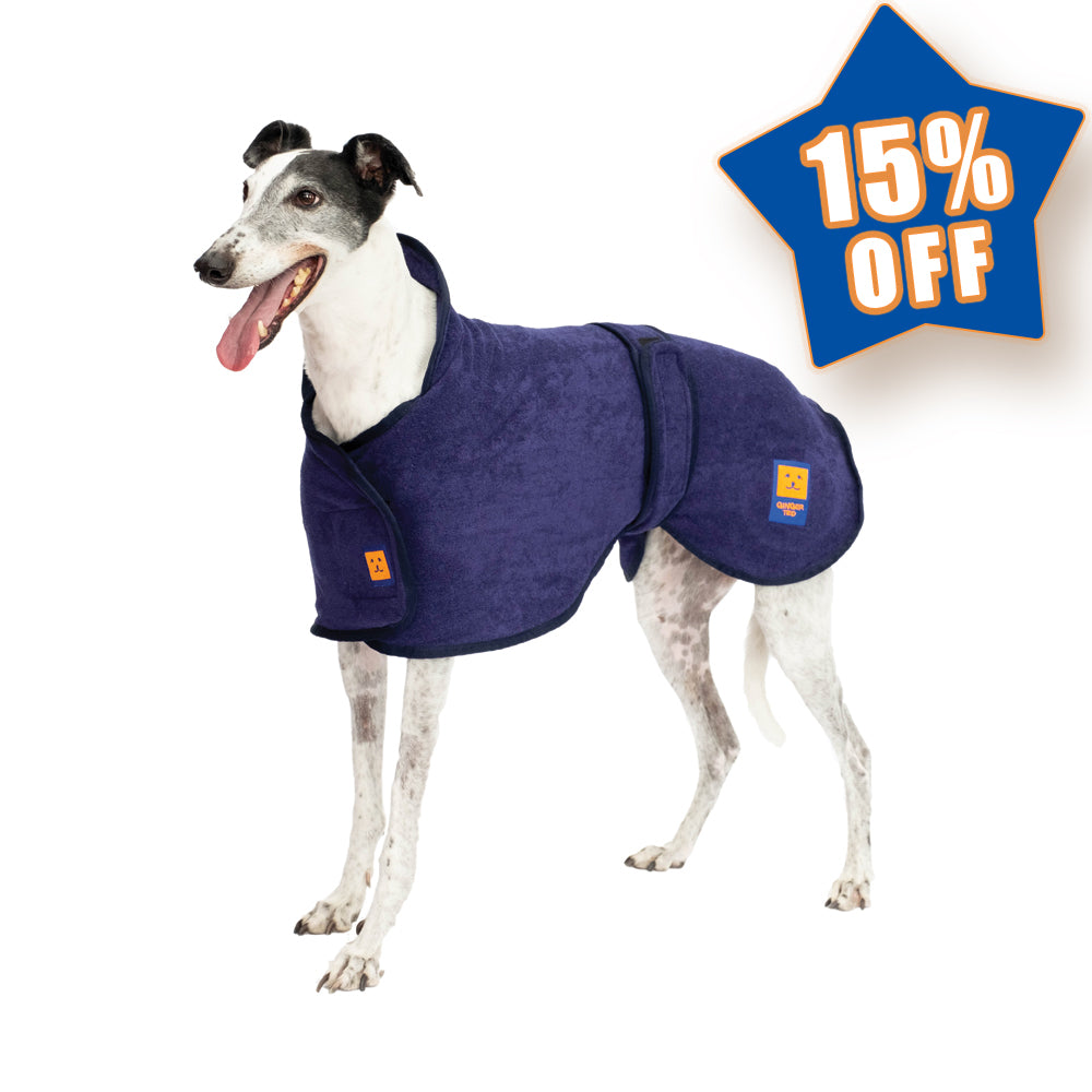 Bamboo Drying Greyhound Coat with FREE Paw & Face Towel