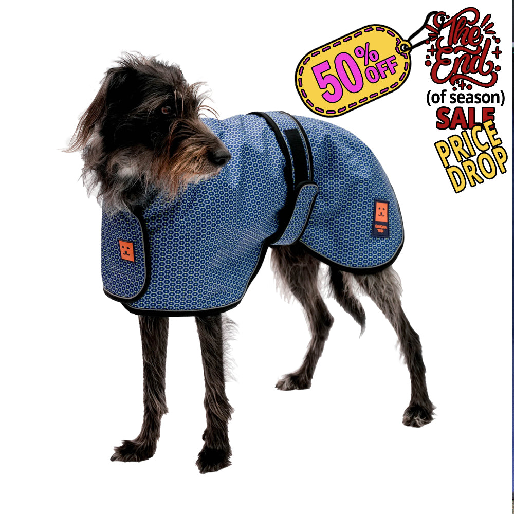 Waterproof Shower Greyhound Dog Coat (Limited Edition Colours) with Warm Lining