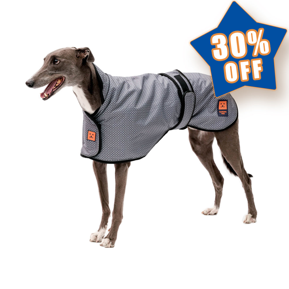 Waterproof Shower Greyhound Dog Coat (Limited Edition Colours) with Warm Lining